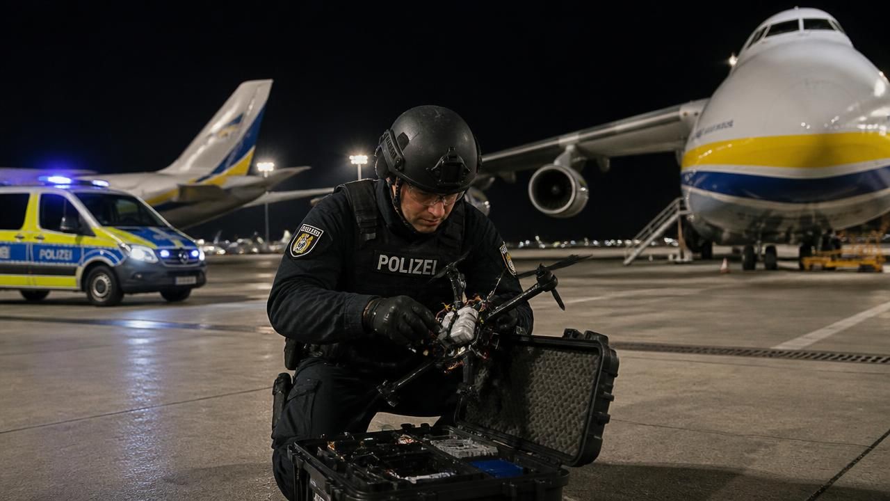 Explosive Drone Found Near Ukrainian Cargo Planes at German Airport Sparks Sabotage Fears