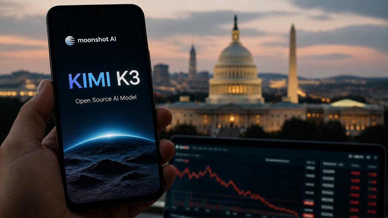China's Kimi K3 Rattles Silicon Valley and Washington as AI Race Shifts