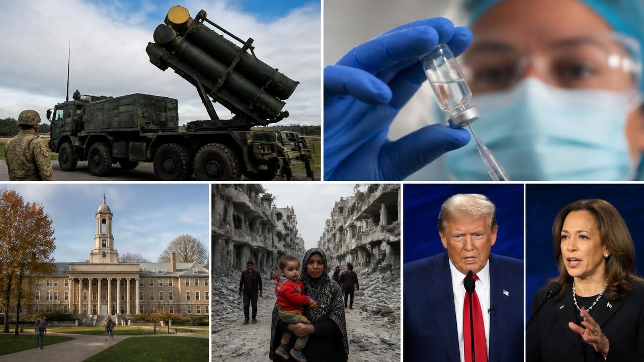Morning Briefing: Missile Shortfalls, mRNA Flu Shots, Campus Moves, Gaza, Trump, and Debate