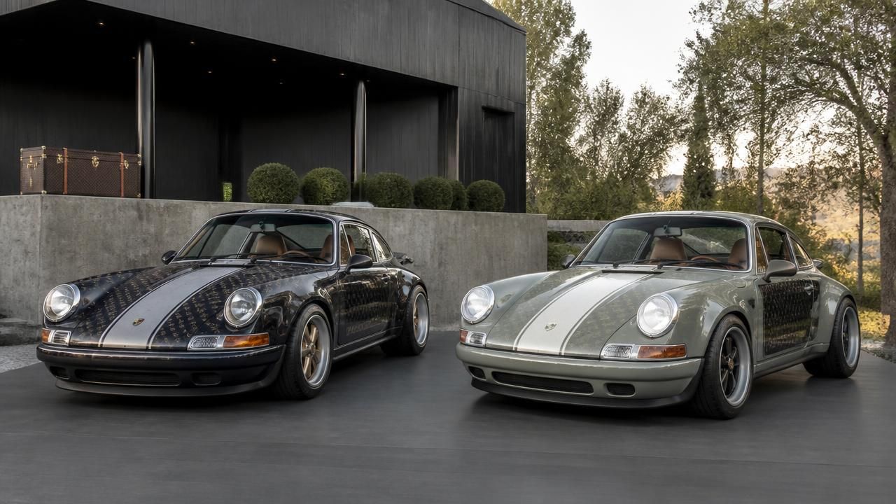 Louis Vuitton and Singer Team Up for Custom Porsche 911s in Historic Collaboration