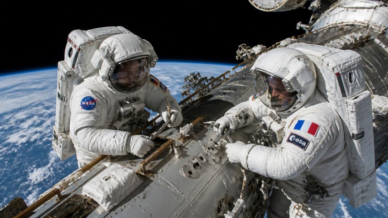 Meir and Adenot Set for Critical ISS Spacewalk, Live on NASA and Netflix
