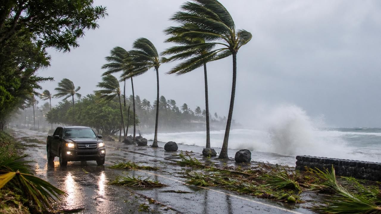 Tropical Storm Lala Drenches Hawaii After Skirting Big Island Without Landfall