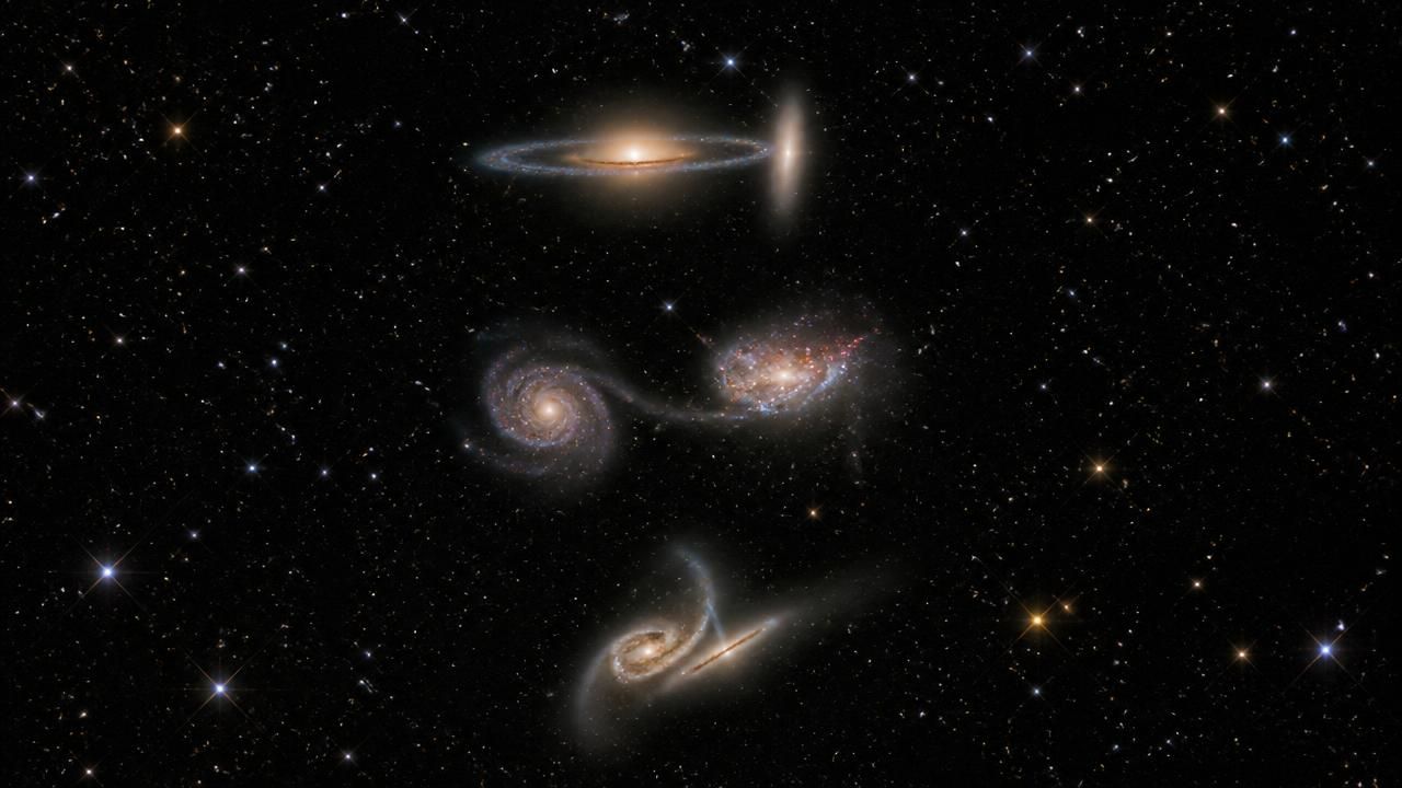 NASA's APOD Showcases Three Galaxy Pairs in a Single Frame
