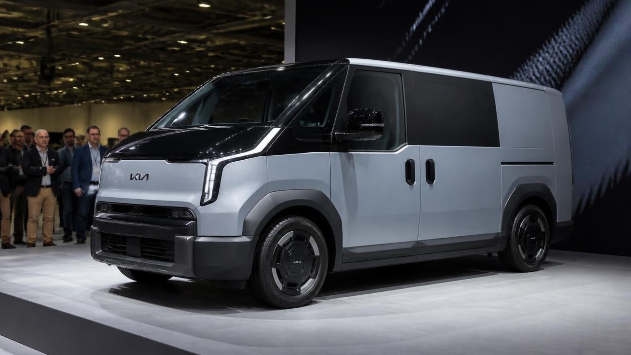Kia Unveils PV7 Electric Van, Aiming Straight at the Ford Transit