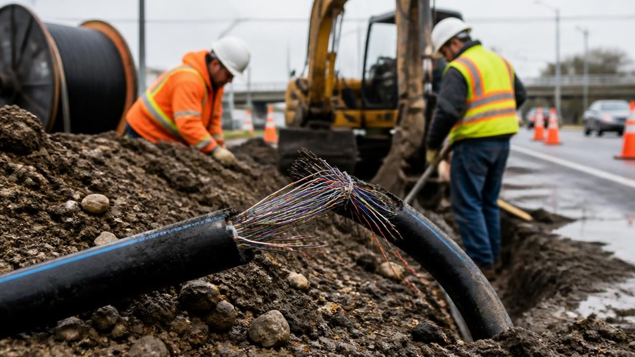 Cut Fiber Cable in New Jersey Grounds Flights Across the US Northeast