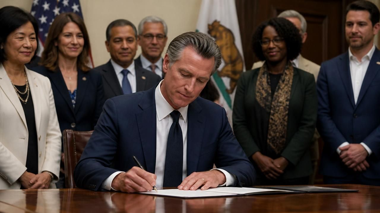 Newsom Signs Seven Bills Forcing AI Data Centers to Pay for Power and Water