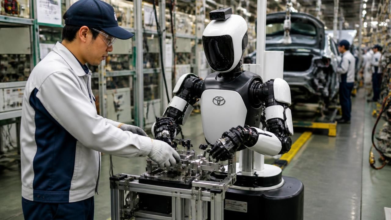 Toyota to Deploy 400,000 Humanoid Robots by 2028 — and Says Humans Still Matter
