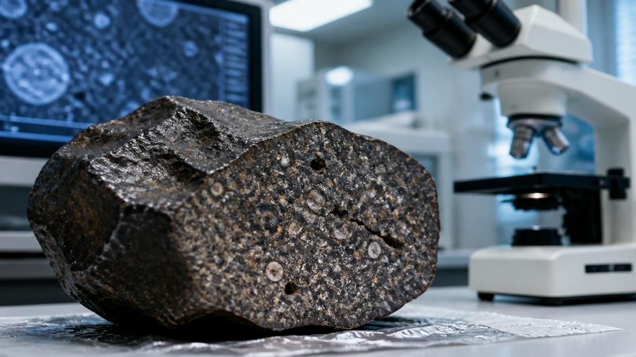 Ancient Meteorite Reveals Strong Magnetic Field That Helped Build the Solar System