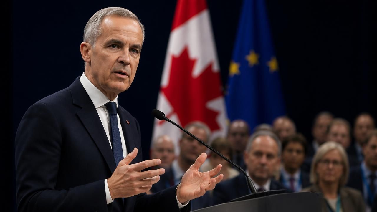 Carney Pitches 'Unique Alliance' With EU as Canada Looks Past US Trade