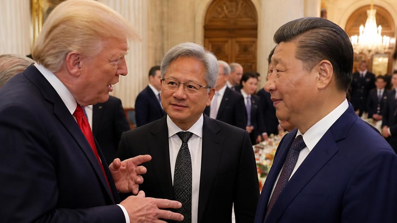 Trump-Xi Banquet to Seat Nvidia's Jensen Huang as Chip War Shadows Summit