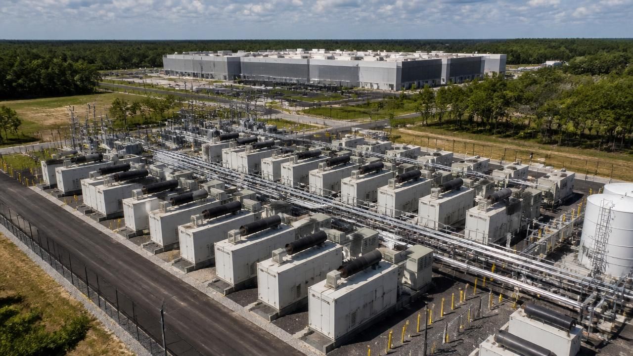 New Jersey Fines Data Center $1.1M After Drone Footage Exposed 62 Unpermitted Generators
