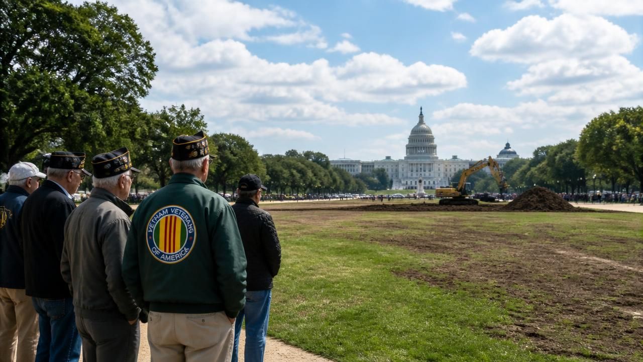 Trump’s Triumphal Arch Groundbreaking to Proceed Without Final Approval, Veterans Seek Court Order