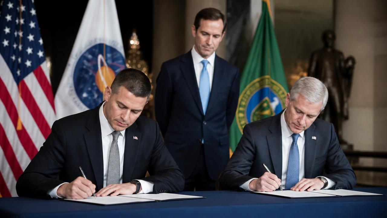 NASA, Energy Department Sign Nuclear Pact as Powers Race to the Moon