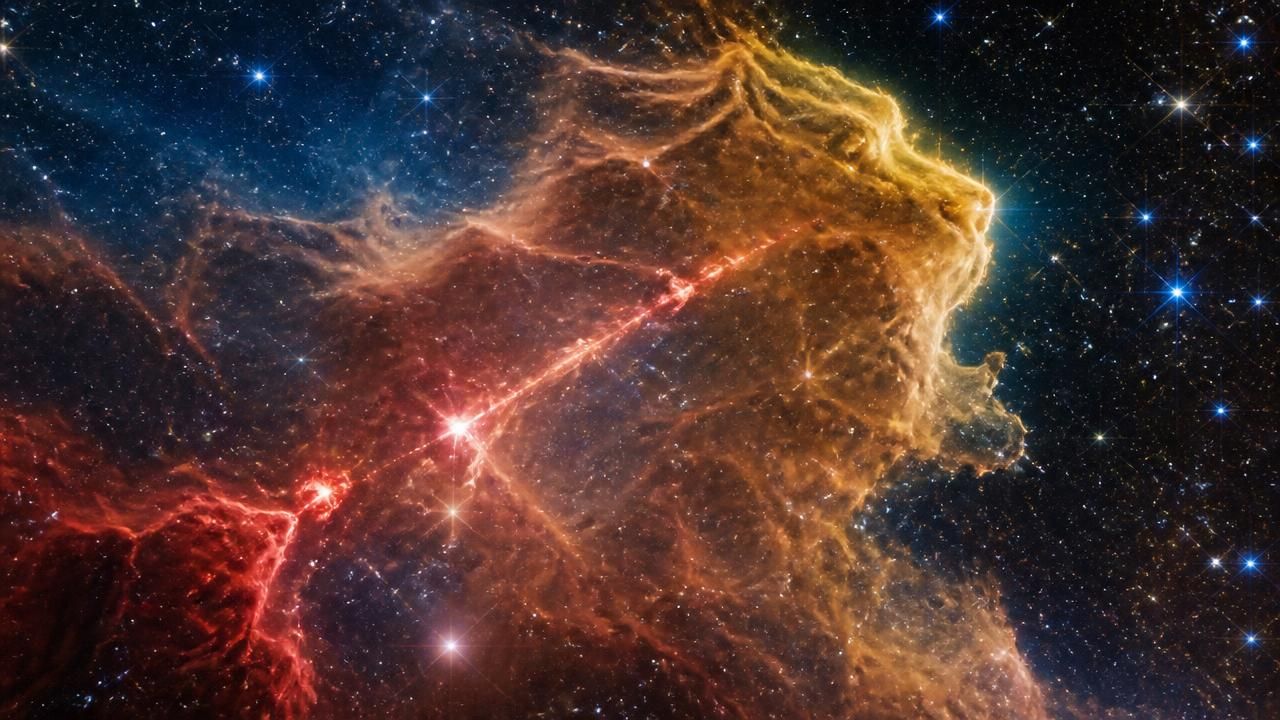James Webb Telescope Reveals 'Lion Nebula' Roaring With Stellar Jets