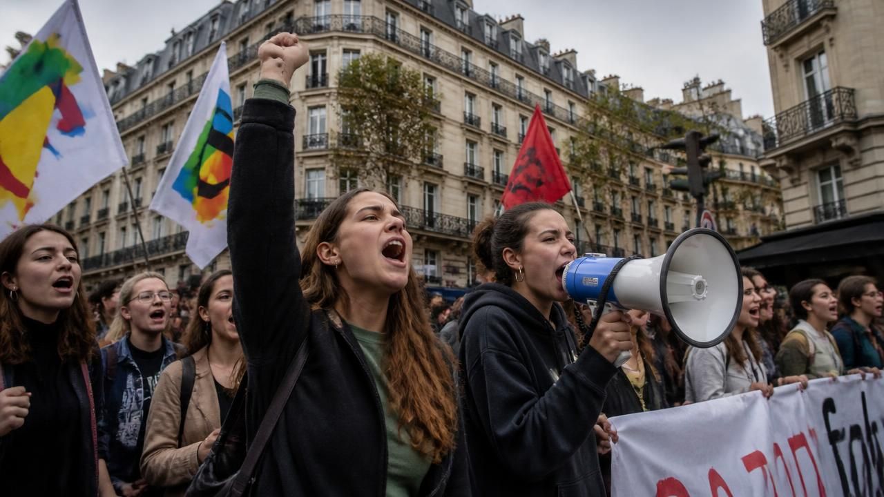 France school protests erupt: police fire tear gas; 488 detained, dozens injured