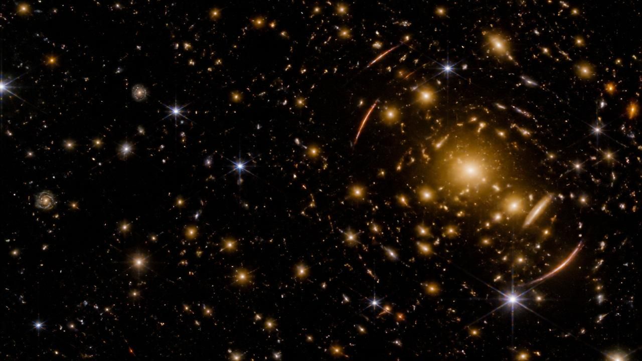 Webb telescope captures 'cosmic house of mirrors' warping and duplicating distant galaxies