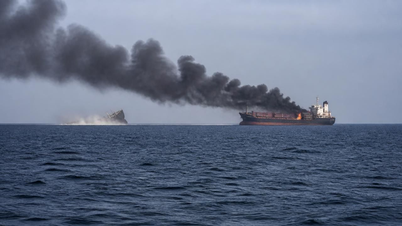 Drones sink cargo ships off Bulgaria in first strike on NATO waters, sailors missing