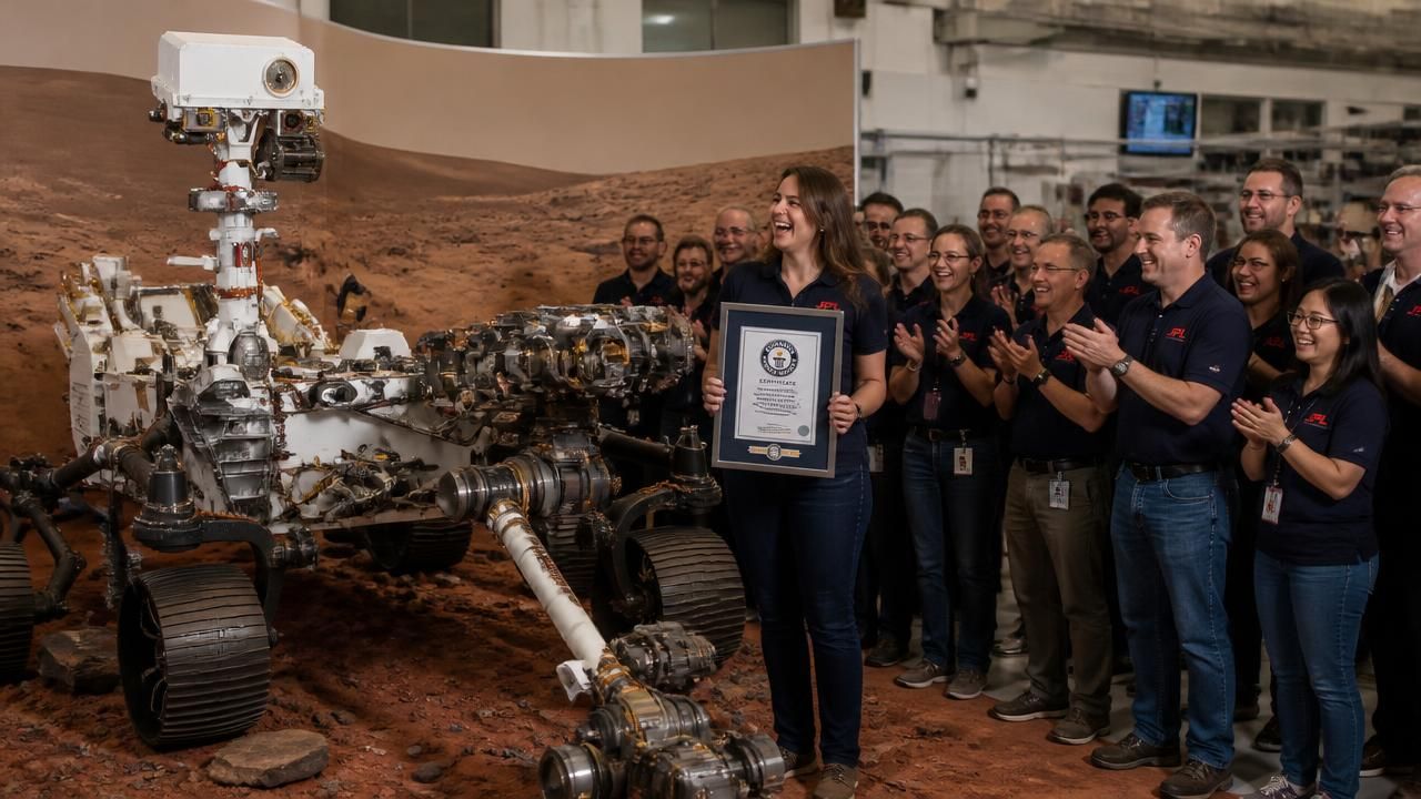 NASA's Perseverance Sets Off-World Driving Record, Passing 28 Miles on Mars